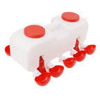 Automatic Chicken Waterer 10L Large Poultry Drinking Cups with 10pcs Bowls for Duck Goose