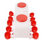 Automatic Chicken Waterer 10L Large Poultry Drinking Cups with 10pcs Bowls for Duck Goose