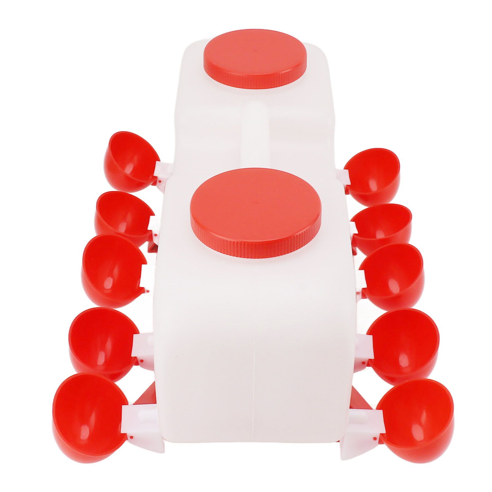 Automatic Chicken Waterer 10L Large Poultry Drinking Cups with 10pcs Bowls for Duck Goose