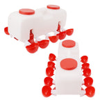 Automatic Chicken Waterer 10L Large Poultry Drinking Cups with 10pcs Bowls for Duck Goose
