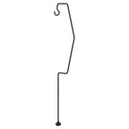 21.1in Camping Lantern Stand with Magnetic Base Wrought Iron Retro Desktop Lantern Stand Pole for Fishing Backpacking