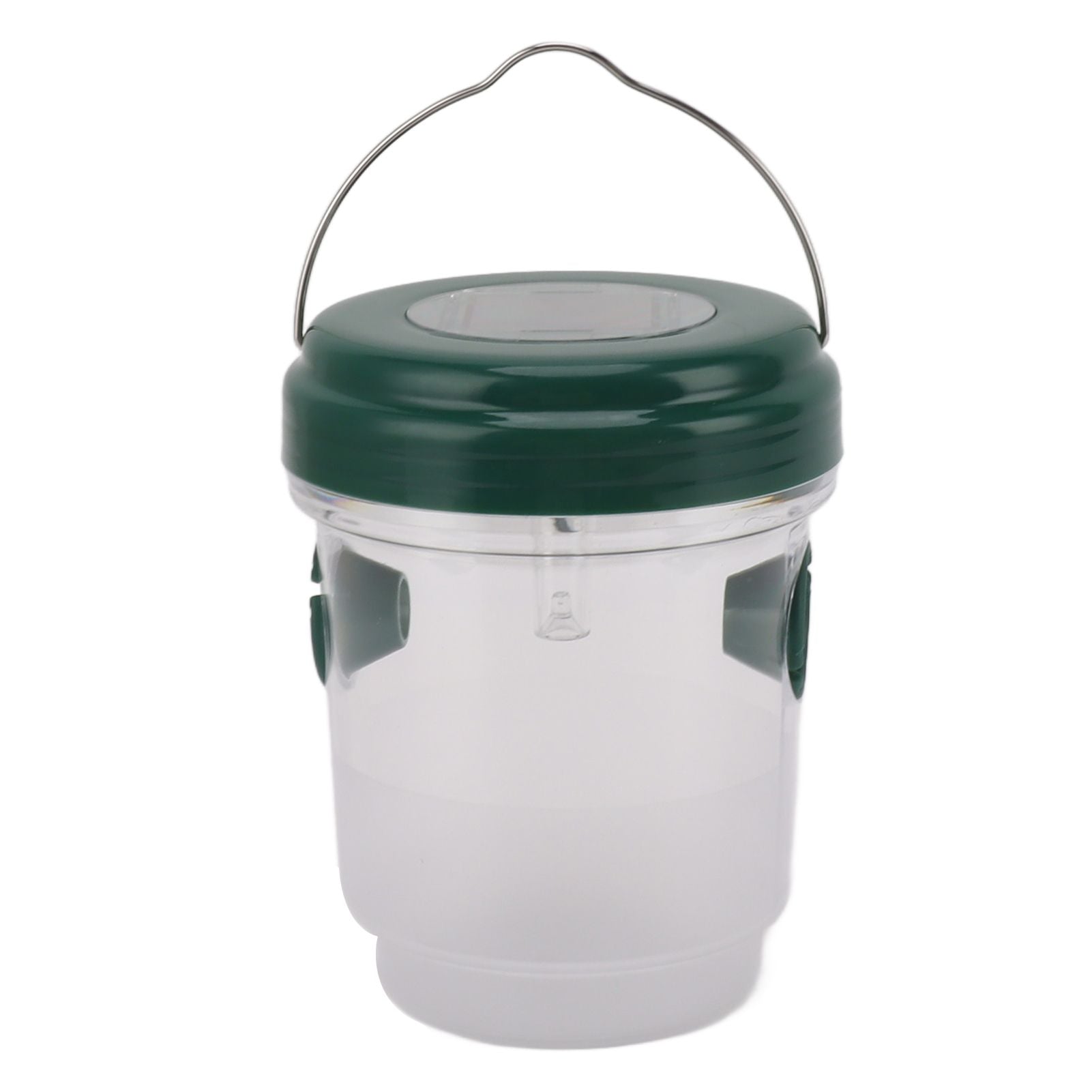 Wasp Catcher LED Solar Powered Waterproof Hornet Traps for Wasp Fruit Fly Garden Terrace Farmland Green