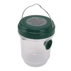 Wasp Catcher LED Solar Powered Waterproof Hornet Traps for Wasp Fruit Fly Garden Terrace Farmland Green