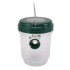 Wasp Catcher LED Solar Powered Waterproof Hornet Traps for Wasp Fruit Fly Garden Terrace Farmland Green