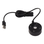 Mist Maker USB Colorful LED Lights 5V Ultra Sound Fountain Atomizer for Pond Rockery Fish Tank Sink Black