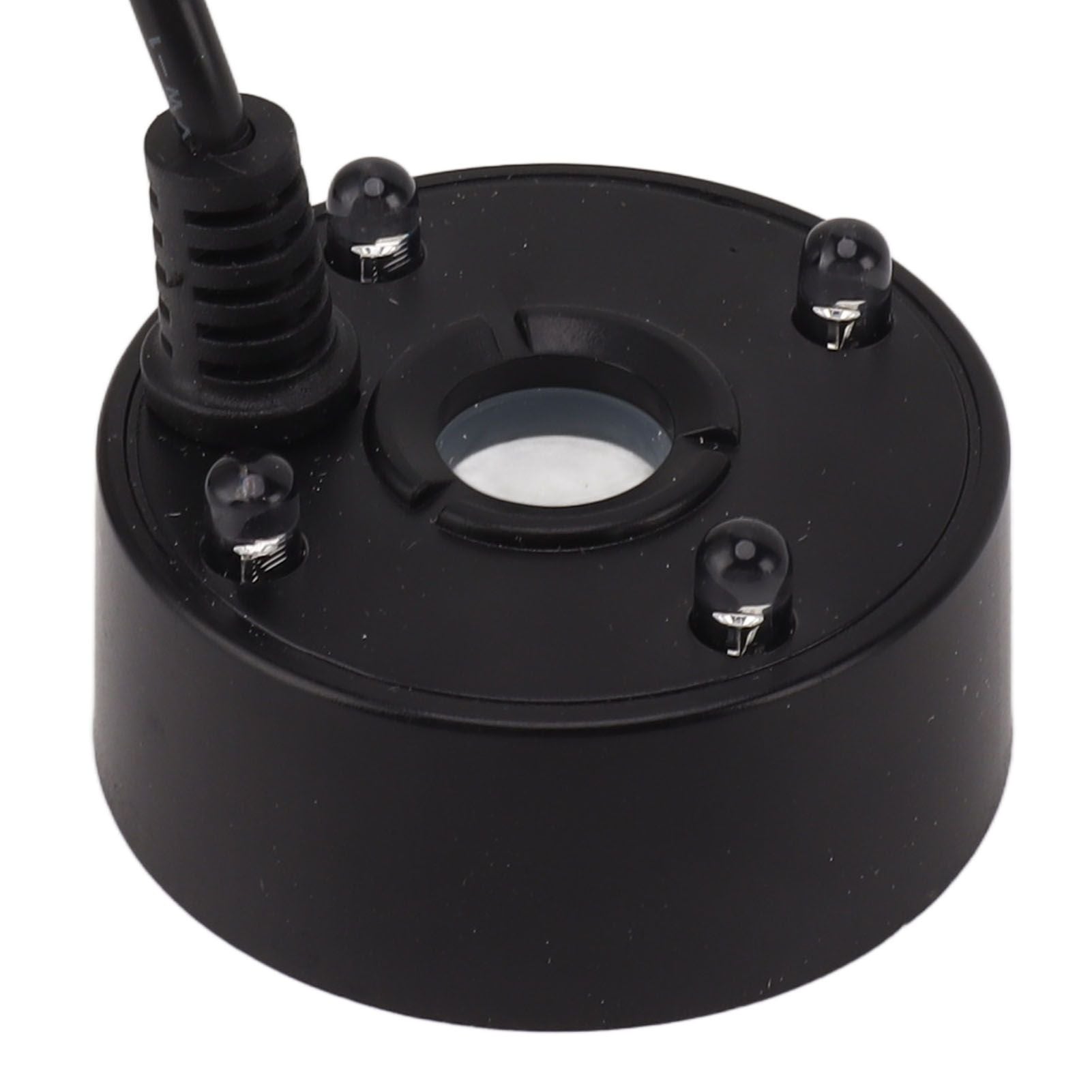 Mist Maker USB Colorful LED Lights 5V Ultra Sound Fountain Atomizer for Pond Rockery Fish Tank Sink Black