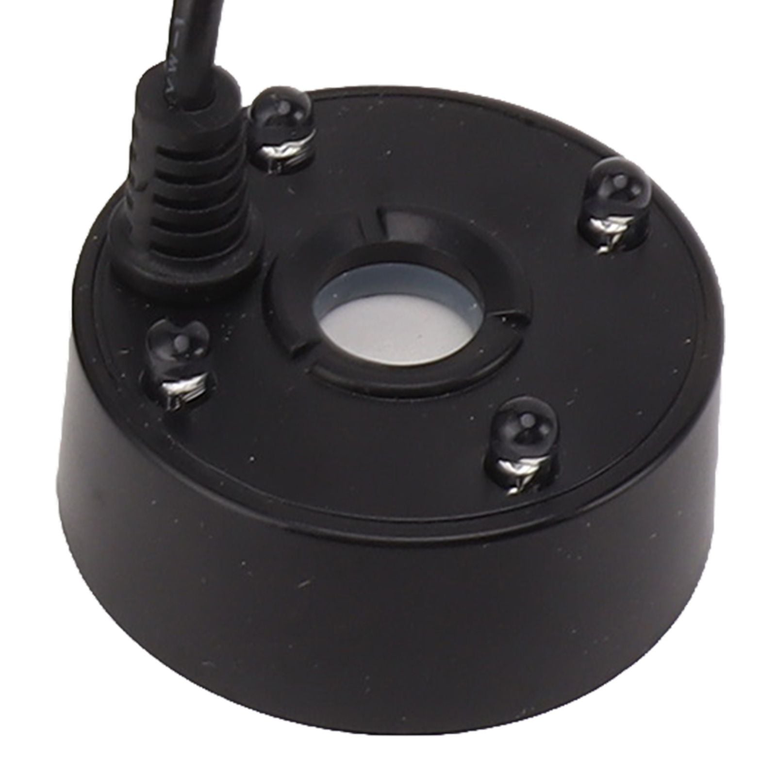 Mist Maker USB Colorful LED Lights 5V Ultra Sound Fountain Atomizer for Pond Rockery Fish Tank Sink Black