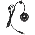 Mist Maker 12LED Beads Colorful DC 5V Interface Waterproof Ultrasound Water Fountain Fogger for Pond Halloween Party