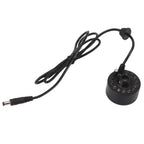 Mist Maker 12LED Beads Colorful DC 5V Interface Waterproof Ultrasound Water Fountain Fogger for Pond Halloween Party