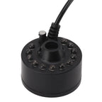 Mist Maker 12LED Beads Colorful DC 5V Interface Waterproof Ultrasound Water Fountain Fogger for Pond Halloween Party