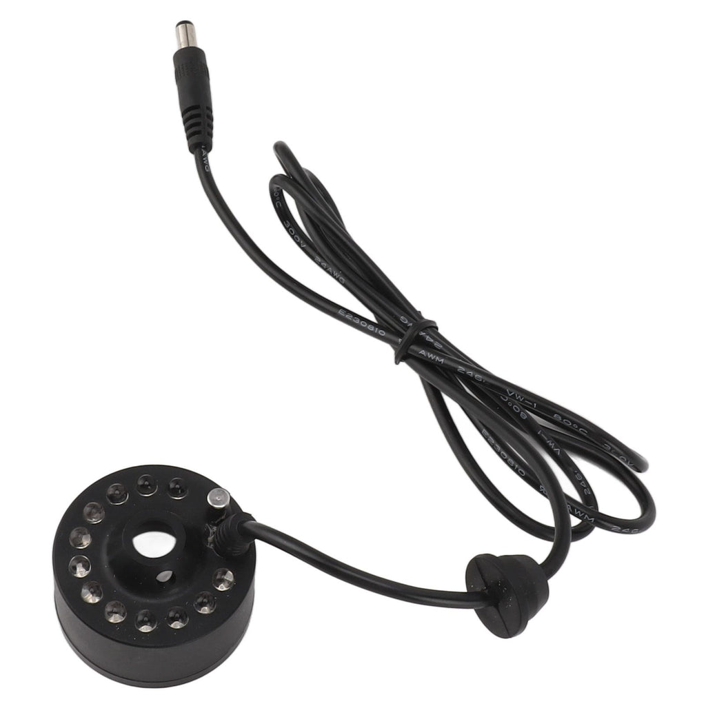 Mist Maker 12LED Beads Colorful DC 5V Interface Waterproof Ultrasound Water Fountain Fogger for Pond Halloween Party