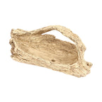 Artificial Driftwood Succulent Planter Faux Wood Resin Succulent Planter for Windowsill Desktop Coffee Table
