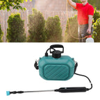 Battery Powered Sprayer 5L Rechargeable Portable Electric Garden Sprayer with Telescopic Wand and Shoulder Strap for Home Lawn Blue
