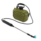 Battery Powered Sprayer 5L Rechargeable Portable Electric Garden Sprayer with Telescopic Wand and Shoulder Strap for Home Lawn Green