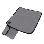 Portable Heated Seat Cushion USB Heated Seat Cushion Adjustable Temperature Heated Chair Cushion for Fishing Camping Light Gray