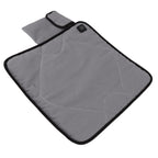 Portable Heated Seat Cushion USB Heated Seat Cushion Adjustable Temperature Heated Chair Cushion for Fishing Camping Light Gray