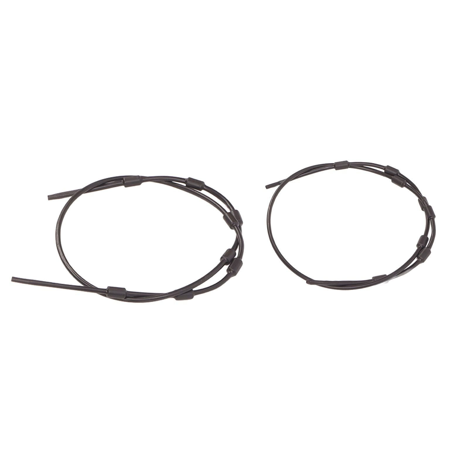 2PCS Replacement Tree Stand Cables 65 Inch Stainless Steel Plastic Climbing Treestand Cables for Hunting Accessories