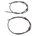 2PCS Replacement Tree Stand Cables 65 Inch Stainless Steel Plastic Climbing Treestand Cables for Hunting Accessories