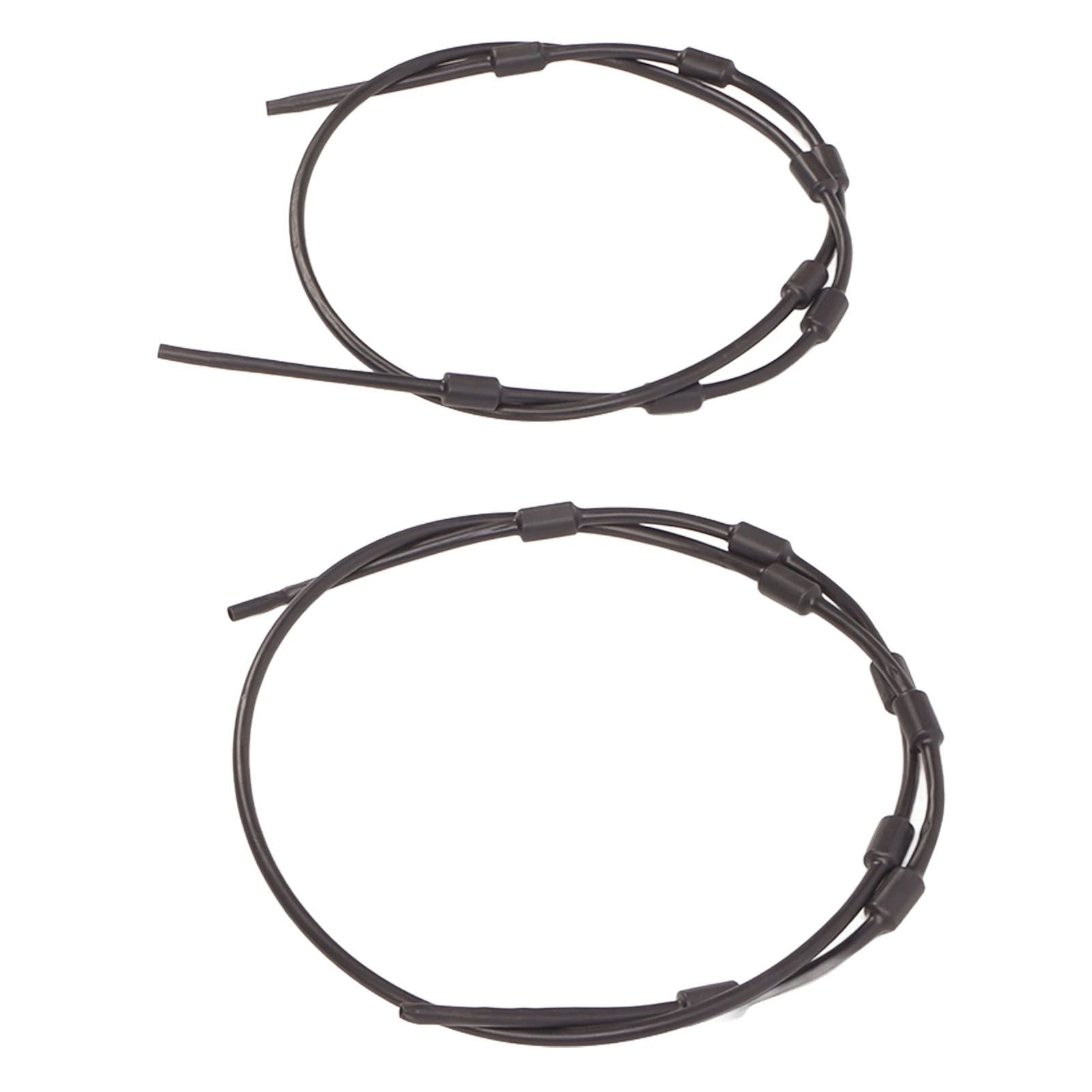 2PCS Replacement Tree Stand Cables 65 Inch Stainless Steel Plastic Climbing Treestand Cables for Hunting Accessories