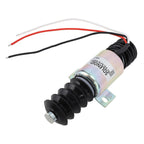 TCU14931 Electric Generator Flameout Solenoid Valve 12V 55mm Fuel Shutoff Solenoid Valve for Machine Processing Hydraulic System
