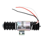 TCU14931 Electric Generator Flameout Solenoid Valve 12V 55mm Fuel Shutoff Solenoid Valve for Machine Processing Hydraulic System