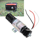 TCU14931 Electric Generator Flameout Solenoid Valve 12V 55mm Fuel Shutoff Solenoid Valve for Machine Processing Hydraulic System