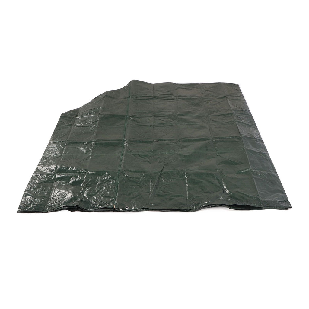 2 Seater Outdoor Swing Cover Sunscreen Rainproof PE Patio Swing Chair Cover with Double Zipper