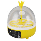 Mini Egg Incubator for Home Automatic Temperature Humidity Control 4 Eggs Candler Poultry Hatching Machine for Chickens Ducks Pigeons Manual Turning