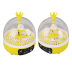 Mini Egg Incubator for Home Automatic Temperature Humidity Control 4 Eggs Candler Poultry Hatching Machine for Chickens Ducks Pigeons Manual Turning