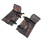 1 Pair Snake Gaiters Polyester Fiber Breathable Lightweight Snake Proof Leg Cover for Hiking Camping Mountaineering Leaf