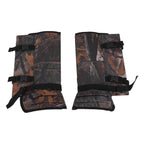 1 Pair Snake Gaiters Polyester Fiber Breathable Lightweight Snake Proof Leg Cover for Hiking Camping Mountaineering Leaf