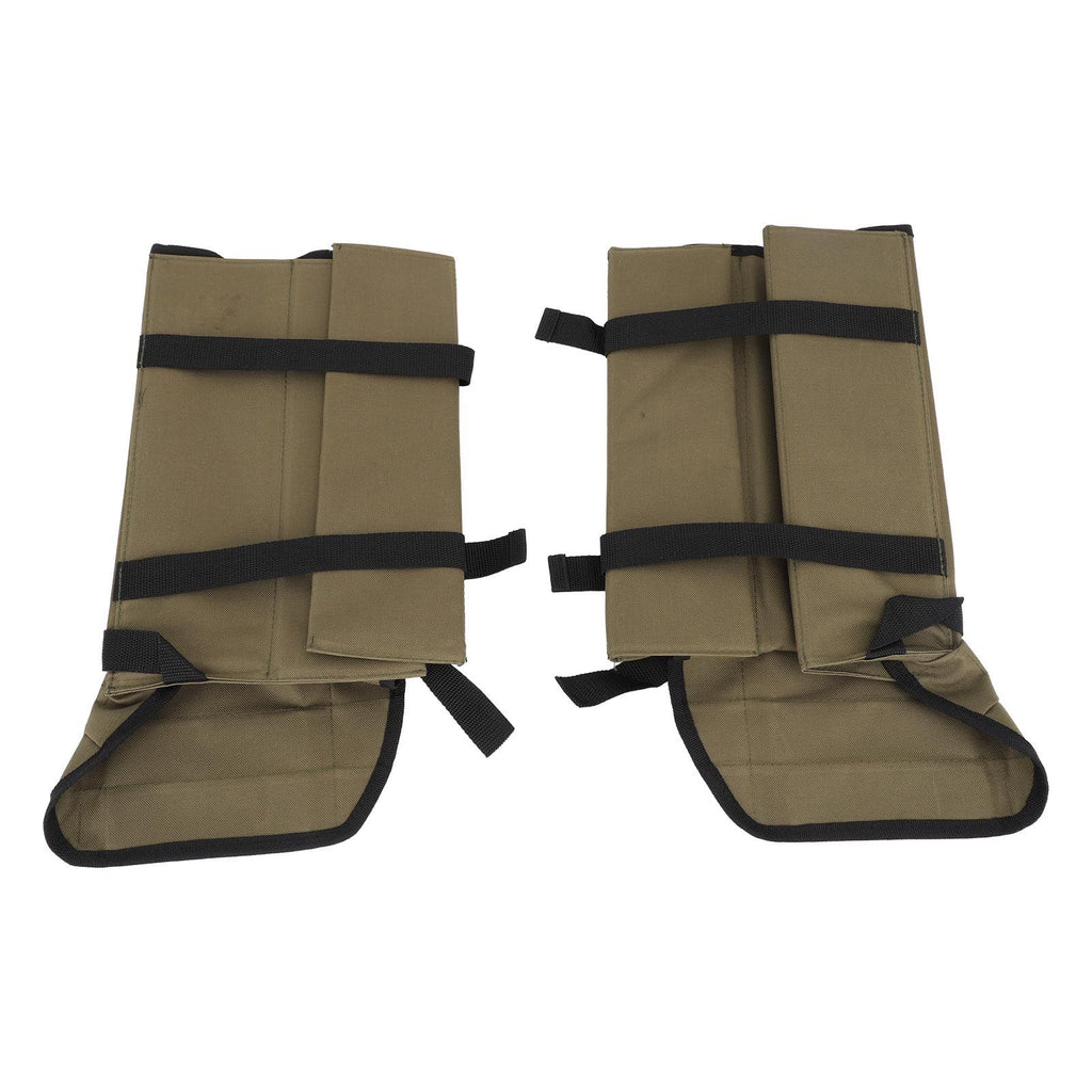 1 Pair Snake Gaiters Polyester Fiber Breathable Lightweight Snake Proof Leg Cover for Hiking Camping Mountaineering OD Green