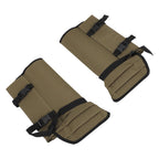 1 Pair Snake Gaiters Polyester Fiber Breathable Lightweight Snake Proof Leg Cover for Hiking Camping Mountaineering OD Green