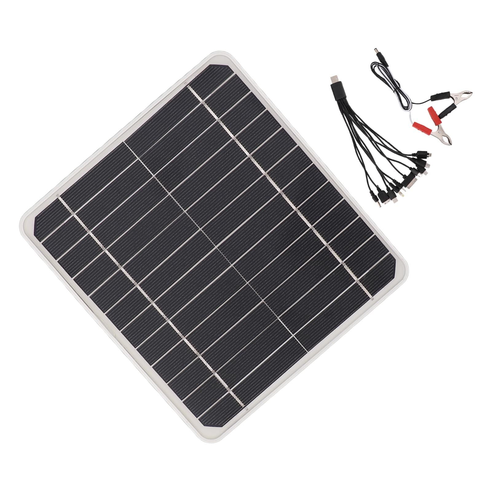 10W 12V Solar Panel Car Battery Charger 10 Watt 12 Volt Solar Panel for Charging Cars Mobile Phone Batteries