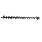 36 Inch Snow Gauge Outdoor Large Iron Snowfall Measuring Gauge Stick Outdoor Snow Depth Measure Rod for Garden Yard Christmas Decorations