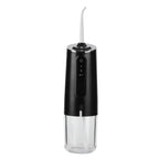 240ml Portable Oral Irrigator 3‑Mode USB Rechargeable Water Dental Floss Waterproof Tooth Cleaner with 1 NozzleBlack