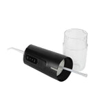 240ml Portable Oral Irrigator 3‑Mode USB Rechargeable Water Dental Floss Waterproof Tooth Cleaner with 1 NozzleBlack