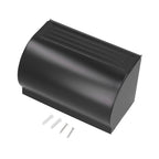Wall Mounted Tissue Box Rectangular Aluminum Tissue Mobile Phone Holder for Bathroom