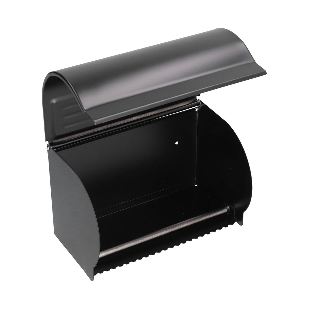 Wall Mounted Tissue Box Rectangular Aluminum Tissue Mobile Phone Holder for Bathroom