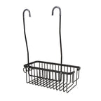 Over The Toilet Storage Shelf Large Capacity Aluminum Toilet Storage Basket Metal Bathroom Storage Organizer Black