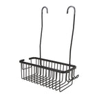 Over The Toilet Storage Shelf Large Capacity Aluminum Toilet Storage Basket Metal Bathroom Storage Organizer Black