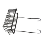 Over The Toilet Storage Shelf Large Capacity Aluminum Toilet Storage Basket Metal Bathroom Storage Organizer Black