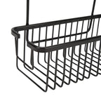 Over The Toilet Storage Shelf Large Capacity Aluminum Toilet Storage Basket Metal Bathroom Storage Organizer Black