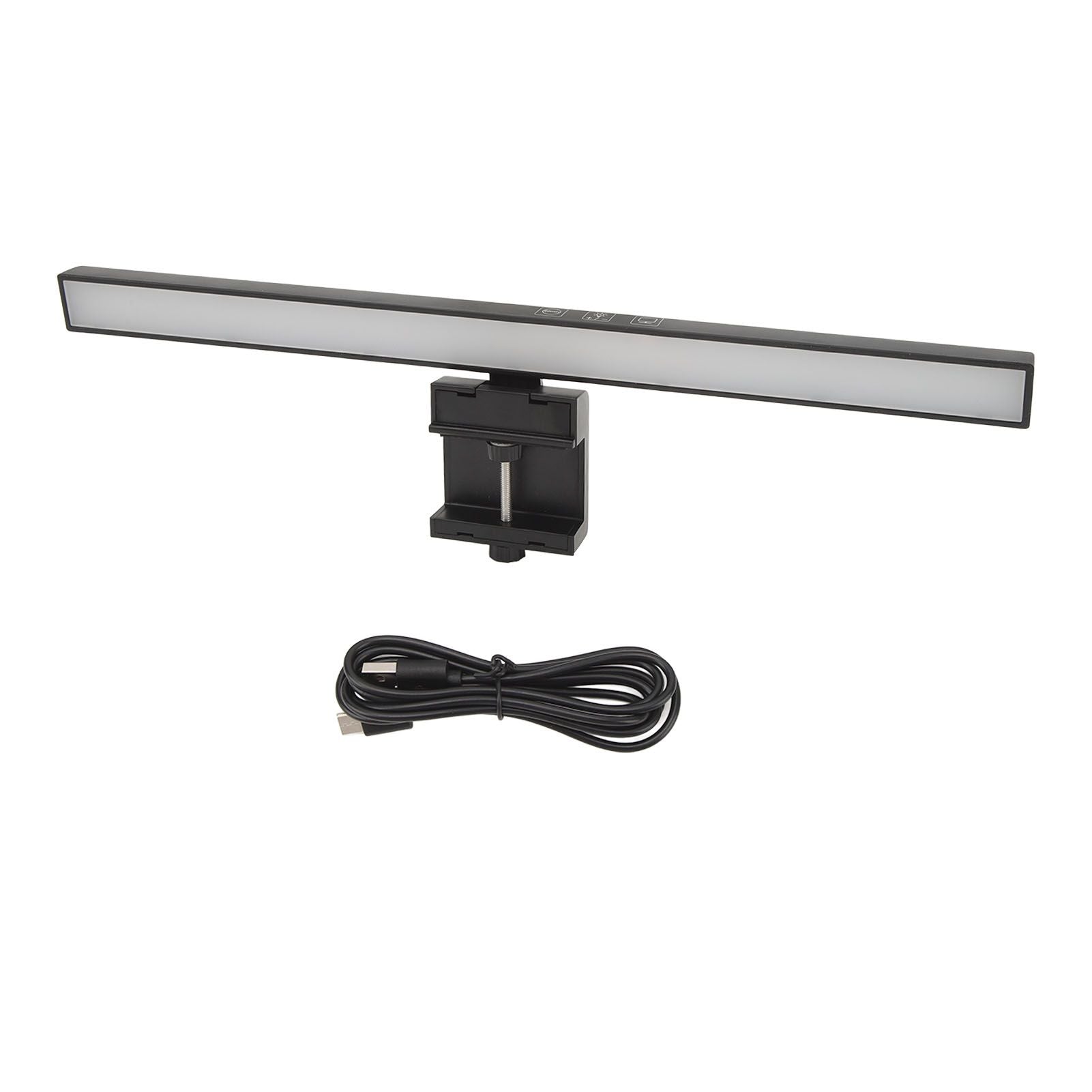 Black Laptop Monitor Lamp Anti Blue Light Eye Care LED Computer Monitor Light Bar 33cm