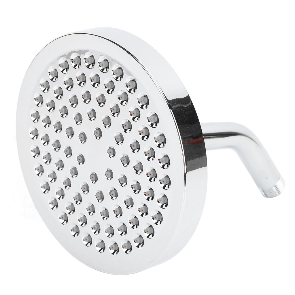 High Pressure Rain Shower Head Water Conservation Bathroom Shower Head for Household Hotel 6 Inch Silver