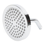High Pressure Rain Shower Head Water Conservation Bathroom Shower Head for Household Hotel 6 Inch Silver