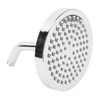 High Pressure Rain Shower Head Water Conservation Bathroom Shower Head for Household Hotel 6 Inch Silver