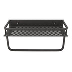 Shower Caddy Grey Shower Organizer Shelf Easy Install Aluminium Alloy Large Capacity Shower Accessory for Bathroom Home 30cm / 11.8in