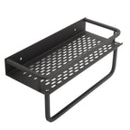 Shower Caddy Grey Shower Organizer Shelf Easy Install Aluminium Alloy Large Capacity Shower Accessory for Bathroom Home 30cm / 11.8in
