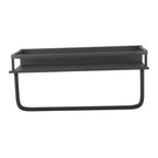 Shower Caddy Grey Shower Organizer Shelf Easy Install Aluminium Alloy Large Capacity Shower Accessory for Bathroom Home 30cm / 11.8in